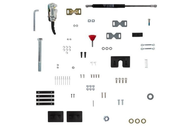 ARB Jerry Can Holder left side 5711241 for 1990-1997 Toyota Land Cruiser durable heavy duty steel jerry can mount black