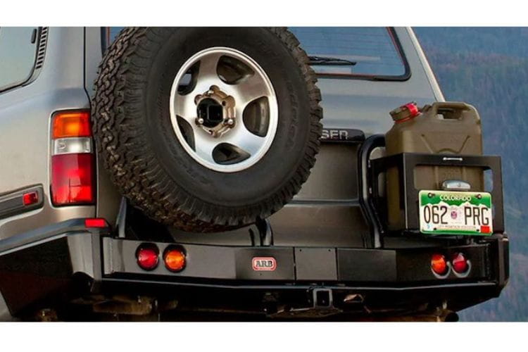 ARB rear bumper 5615040 for 2015-2021 Toyota Land Cruiser durable ARB Land Cruiser rear bumper black protection finish