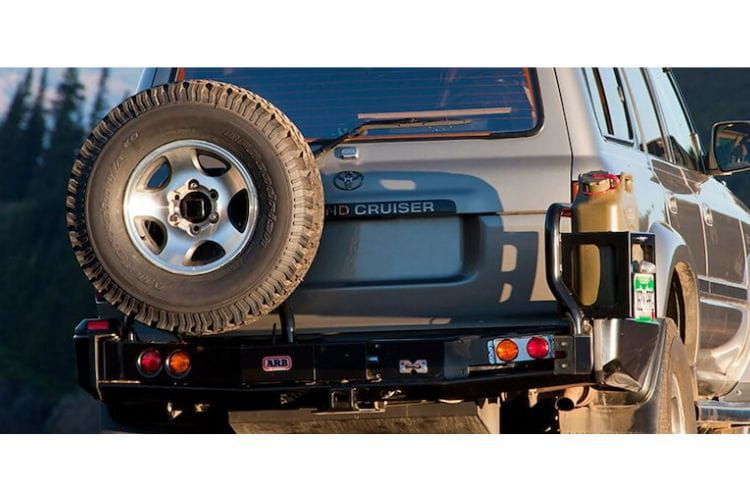 ARB rear bumper 5615040 for 2015-2021 Toyota Land Cruiser durable ARB Land Cruiser rear bumper black protection finish
