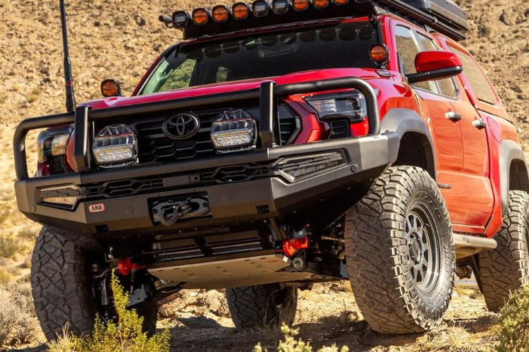 ARB Summit MKII front winch bumper 3423220B for 2024-2026 Toyota Tacoma durable ARB Summit MKII winch bumper black