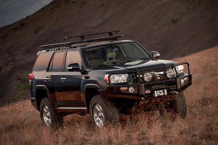 ARB 3421520B Toyota 4 Runner 2010-2013 Deluxe Front Bumper Winch Ready with Grille Guard, Black Powder Coat Finish