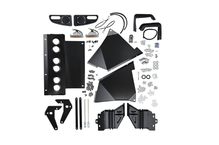 ARB 3421520B Toyota 4 Runner 2010-2013 Deluxe Front Bumper Winch Ready with Grille Guard, Black Powder Coat Finish