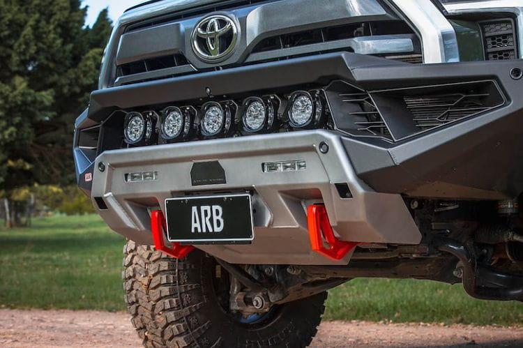 ARB Zenith front bumper 3415260B for 2022-2025 Toyota Tundra durable ARB steel front bumper black finish protection