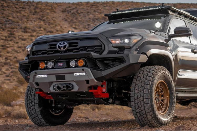 ARB Zenith front bumper 3423230B for 2024-2026 Toyota Tacoma durable ARB Zenith winch front bumper black finish protection