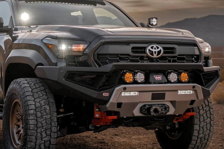 ARB Zenith front bumper 3423230B for 2024-2026 Toyota Tacoma durable ARB Zenith winch front bumper black finish protection
