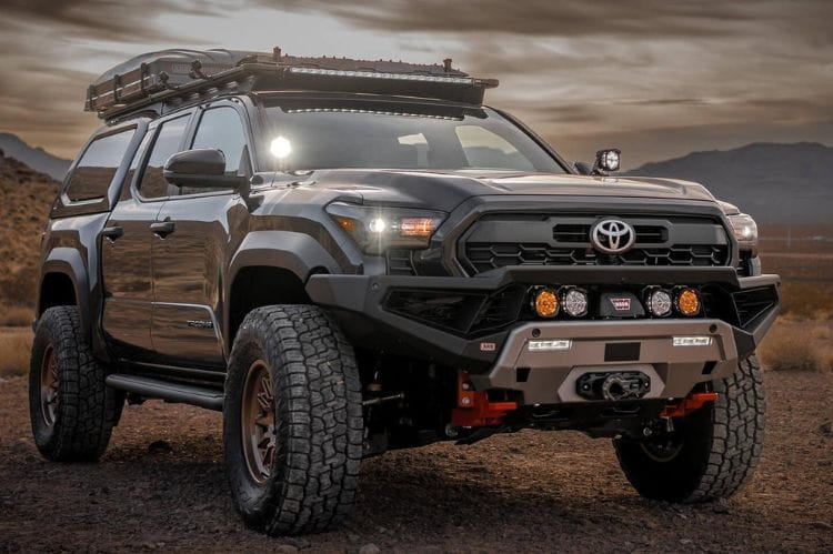 ARB Zenith front bumper 3423230B for 2024-2026 Toyota Tacoma durable ARB Zenith winch front bumper black finish protection
