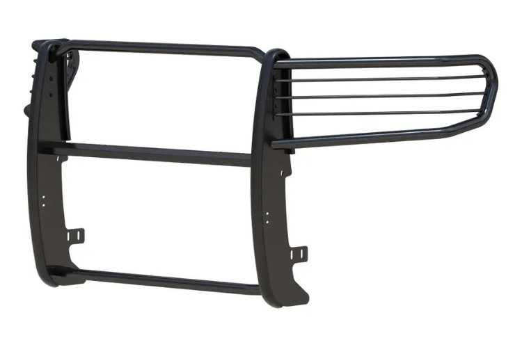 Aries Grille Guard 5061 for 2019–2026 Ram 1500, semi-gloss black powder coat steel finish, offering rugged front protection.