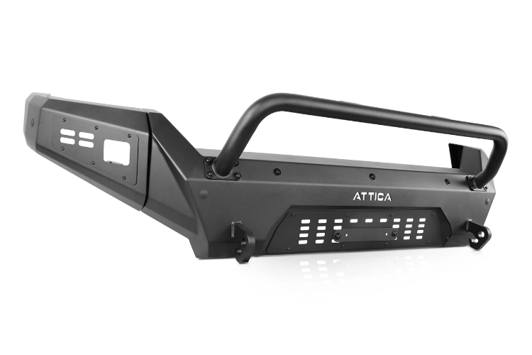 Elevate your 2011-2016 Ford F250/F350 Super Duty with the Attica 4x4 Terra Series aftermarket front bumper ATTF203A103-BX for off-road defense