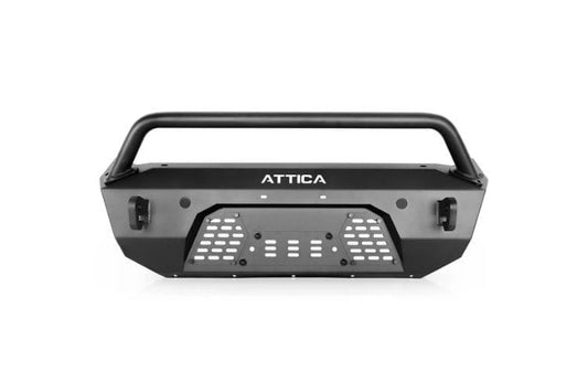 Aftermarket front bumper ATTSL01A104-1A-BX Attica 4x4 Terra Series fortifies 2019-2021 Chevy Silverado 1500 builds