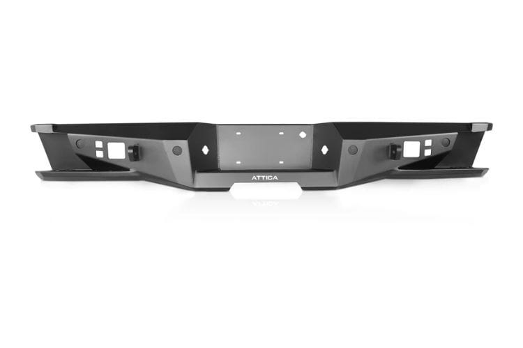 Elevate your 2011-2016 Ford F250/F350 Super Duty with the Attica 4x4 Terra Series aftermarket rear bumper ATTF204B103-BX for total trail armor