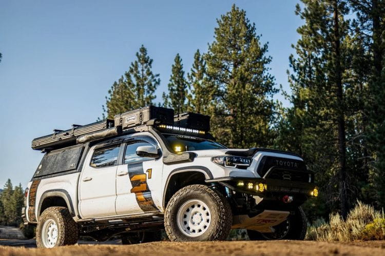 Attica 4x4 Apex Series hybrid front bumper ATTTA01A102-BX for 2016–2023 Toyota Tacoma with a bold off-road design