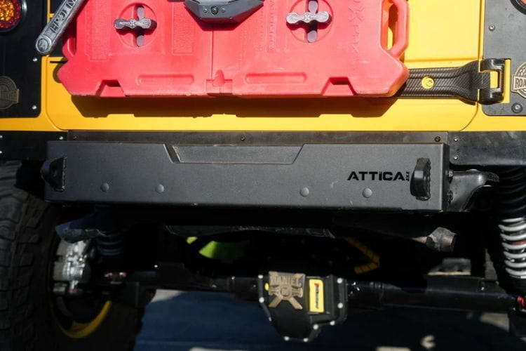 Attica 4x4 Apex Series offroad rear bumper ATTJL01B109-BX for 2018–2026 Jeep Wrangler JL with trail-inspired styling