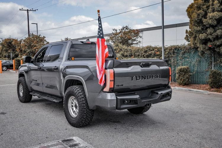 Attica 4x4 Apex Series rear bumper ATTTU01B102-BX for 2022–2026 Toyota Tundra with distinctive styling for a custom truck build
