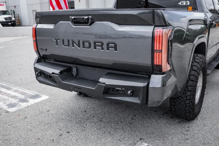 Attica 4x4 Apex Series rear bumper ATTTU01B102-BX for 2022–2026 Toyota Tundra with distinctive styling for a custom truck build