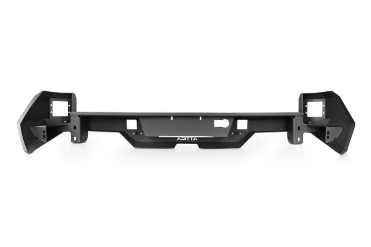 Attica 4x4 Apex Series steel rear bumper ATTTA04B103-BX for 2024–2026 Toyota Tacoma with a bold, custom-ready design