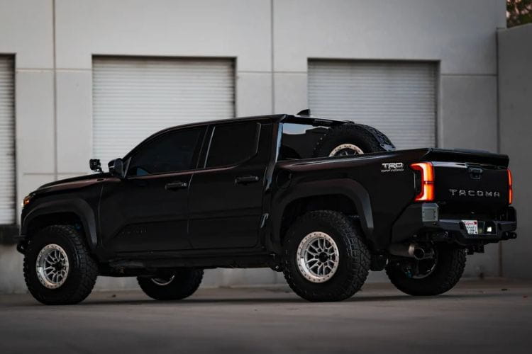 Attica 4x4 Apex Series steel rear bumper ATTTA04B103-BX for 2024–2026 Toyota Tacoma with a bold, custom-ready design