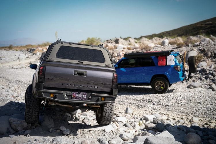 Attica 4x4 Apex Series rear bumper ATTTA01B101-BX for 2016–2023 Toyota Tacoma with a bold design for custom truck builds