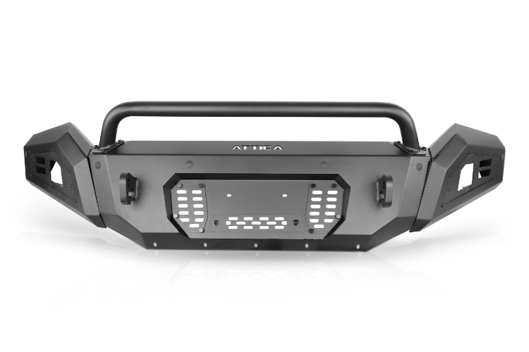The Attica 4x4 Terra Series heavy duty front bumper ATTRM01A105-BX offers rugged front-end protection for 2013-2018 Ram 1500 trucks