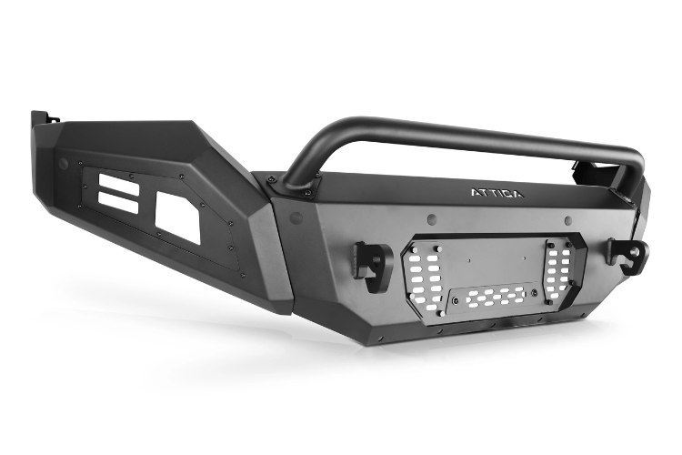 The Attica 4x4 Terra Series heavy duty front bumper ATTRM01A105-BX offers rugged front-end protection for 2013-2018 Ram 1500 trucks