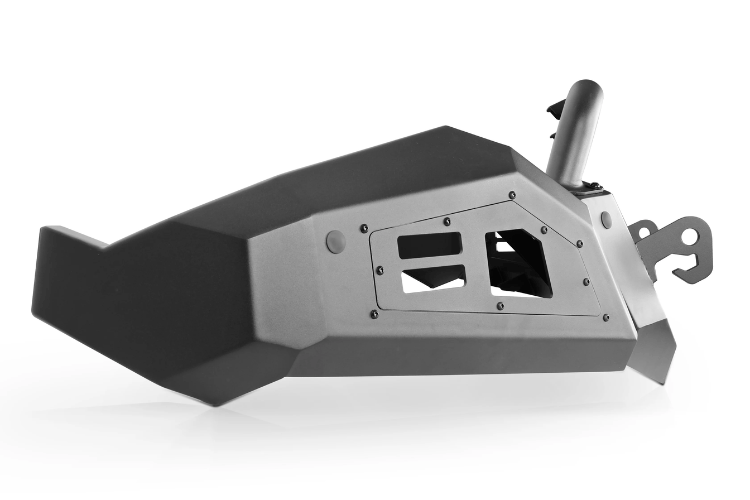 The Attica 4x4 Terra Series heavy duty front bumper ATTRM01A105-BX offers rugged front-end protection for 2013-2018 Ram 1500 trucks
