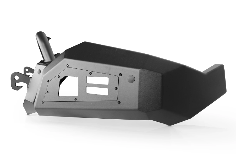 The Attica 4x4 Terra Series heavy duty front bumper ATTRM01A105-BX offers rugged front-end protection for 2013-2018 Ram 1500 trucks