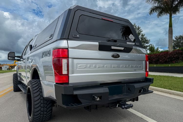 Upgrade your 2017-2025 Ford F250/F350 Super Duty with the Attica 4x4 rear bumper ATTF201B103-BX for total trail armor