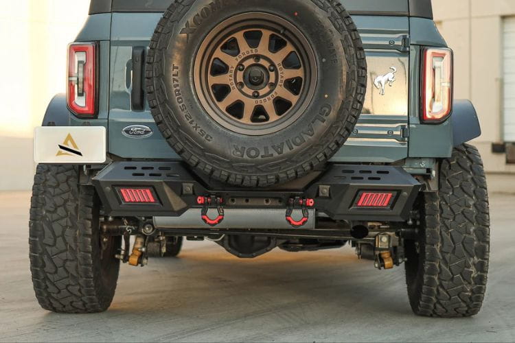 Attica 4x4 Terra Series rear bumper ATTFB01B102-BX for 2021–2025 Ford Bronco with rugged styling for custom SUV builds