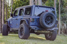 Attica 4x4 Terra Series steel rear bumper ATTJL01B111-BX for 2018–2026 Jeep Wrangler JL with a rugged aftermarket design