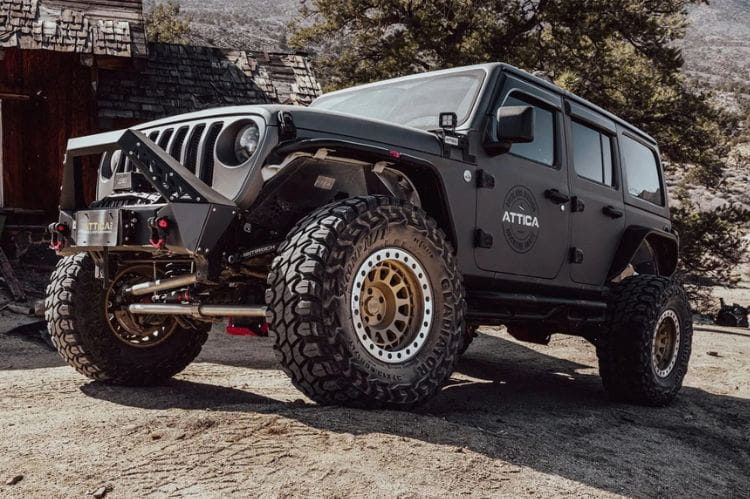 Attica 4x4 Terra Series custom front bumper ATTJL01A106-BX for 2018–2026 Jeep Wrangler JL with rugged steel construction