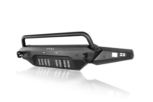 Attica 4x4 terra series front bumper ATTRM03A103-BX adds heavy-duty steel protection to 2019-2024 Ram 1500 trucks
