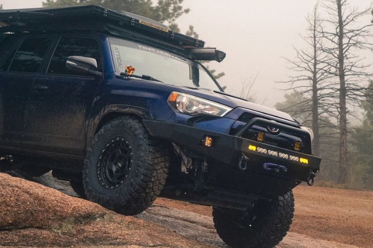 Attica 4x4 Terra Series full width front bumper ATTTR01A102-BX for 2014–2024 Toyota 4Runner with rugged trail-ready styling