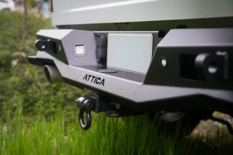Attica 4x4 Terra Series heavy duty rear bumper ATTRM01B107-BX for 2009–2018 Ram 1500 with rugged truck-focused construction