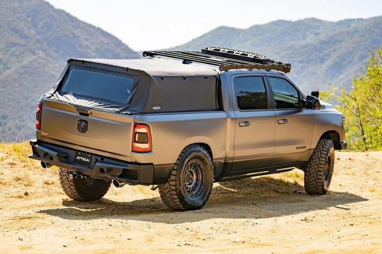 Attica 4x4 Terra Series offroad rear bumper ATTRM03B103-BX for 2019–2024 Ram 1500 with rugged truck-ready styling
