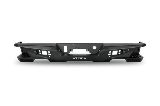 Attica 4x4 Terra Series rear bumper ATTSL01B103-BX for 2019–2026 Chevy Silverado 1500 with steel construction and rugged styling