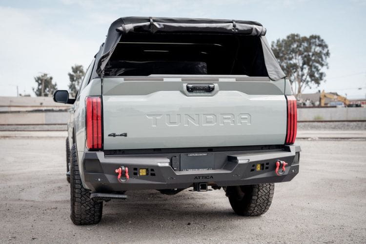 Attica 4x4 Terra Series rear bumper ATTTU01B103-BX for 2022–2026 Toyota Tundra with a rugged, modern design