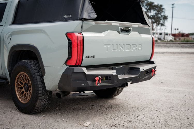 Attica 4x4 Terra Series rear bumper ATTTU01B103-BX for 2022–2026 Toyota Tundra with a rugged, modern design