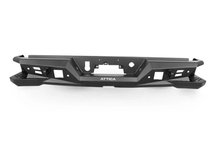 Attica 4x4 Terra Series steel rear bumper ATTSL07B103-BX for 2020–2024 Chevy Silverado 2500/3500 with rugged aftermarket styling