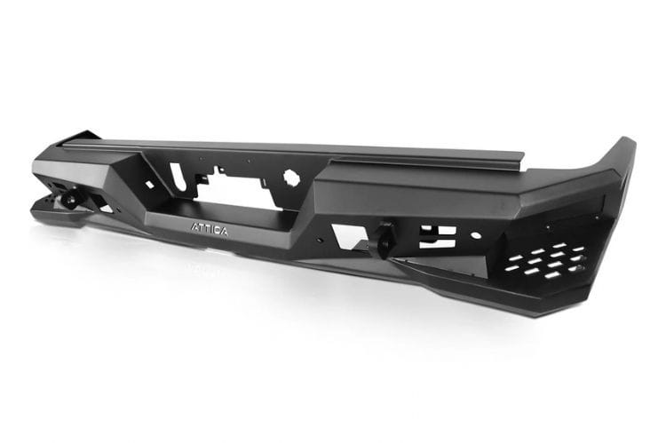 Attica 4x4 Terra Series steel rear bumper ATTSL07B103-BX for 2020–2024 Chevy Silverado 2500/3500 with rugged aftermarket styling