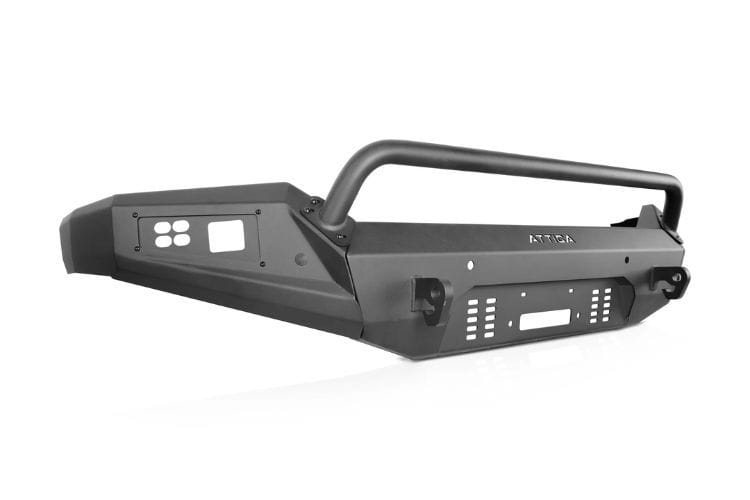 Elevate your 2016-2018 Chevy Silverado 1500 with the Attica 4x4 Terra Series truck front bumper ATTSL05A103-BX for trail protection