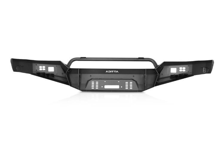 Elevate your 2016-2018 Chevy Silverado 1500 with the Attica 4x4 Terra Series truck front bumper ATTSL05A103-BX for trail protection