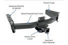 Draw-Tite 41929 Dodge Ram 2500/3500 2003-2023 Class 5 Receiver Hitch Black
