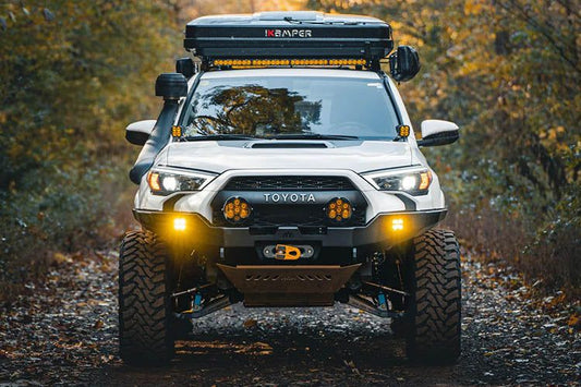 Backwoods BWT4R5-103XXBBB Toyota 4Runner 5th Gen 2010-2024 Hi-Lite Overland Front Bumper No Bull Bar