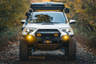 Backwoods BWT4R5-103XXBBB Toyota 4Runner 5th Gen 2010-2024 Hi-Lite Overland Front Bumper No Bull Bar