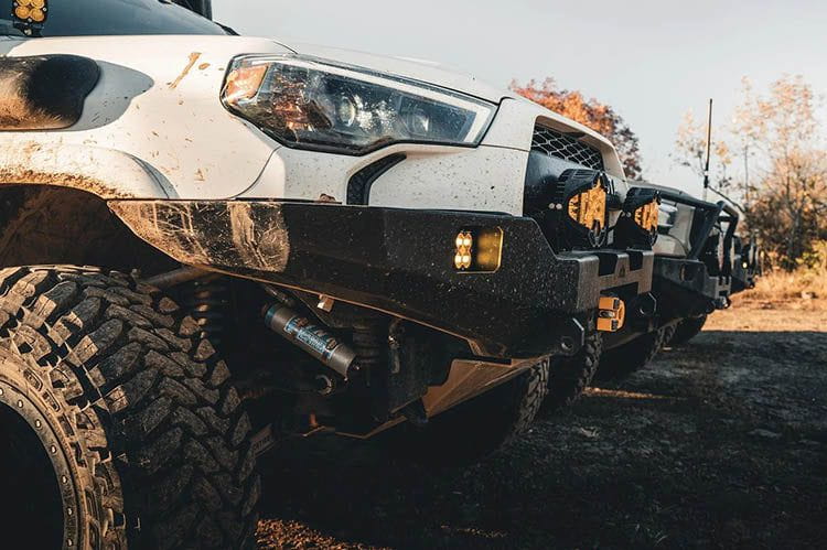 Backwoods BWT4R5-103XXBBB Toyota 4Runner 5th Gen 2010-2024 Hi-Lite Overland Front Bumper No Bull Bar