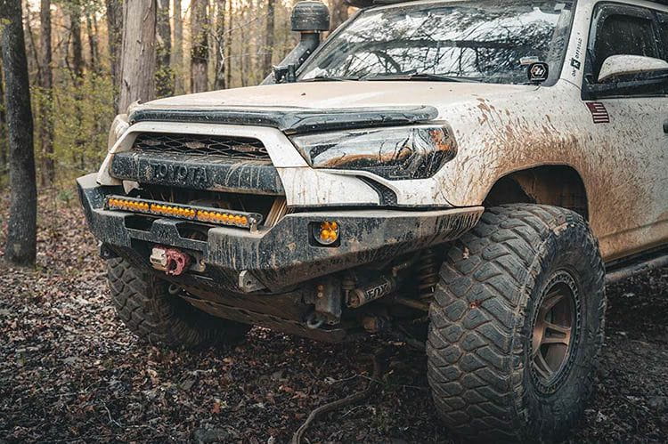 Backwoods BWT4R5-103XXBBB Toyota 4Runner 5th Gen 2010-2024 Hi-Lite Overland Front Bumper No Bull Bar