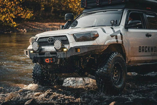 Backwoods BWT4R5-103XXBBB Toyota 4Runner 5th Gen 2010-2024 Hi-Lite Overland Front Bumper No Bull Bar