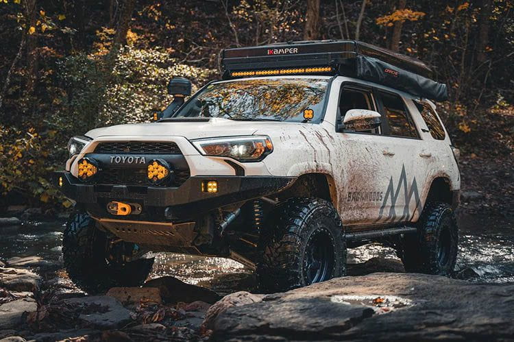 Backwoods BWT4R5-103XXBBB Toyota 4Runner 5th Gen 2010-2024 Hi-Lite Overland Front Bumper No Bull Bar
