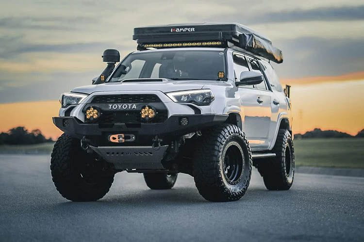 Backwoods BWT4R5-103XXBBB Toyota 4Runner 5th Gen 2010-2024 Hi-Lite Overland Front Bumper No Bull Bar