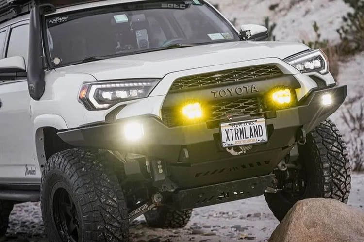 Backwoods BWT4R5-103XXBBB Toyota 4Runner 5th Gen 2010-2024 Hi-Lite Overland Front Bumper No Bull Bar