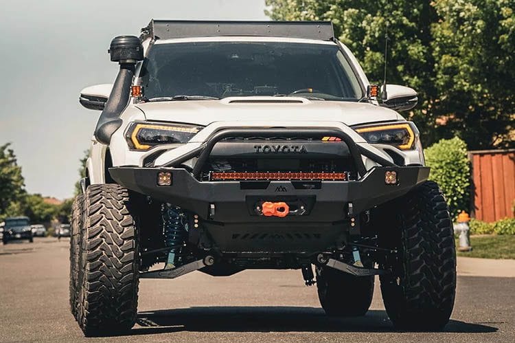 Backwoods BWT4R5-9640 Toyota 4Runner 5th Gen 2010-2024 Hi-Lite Overland Front Bumper
